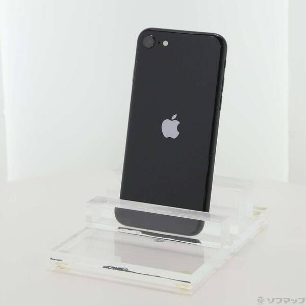 【348中古品】iPhoneSE第二世代 64GB ブラック 中古品〕 iPhone SE 第2世代 64GB ブラック MHGP3J／A SIMフリー【348