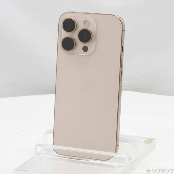 iPhone16 Pro　256GB　SIMフリー　デザートチタニウム　中古品 中古品〕 iPhone16 Pro 256GB デザートチタニウム MYN23J／A SIMフリー