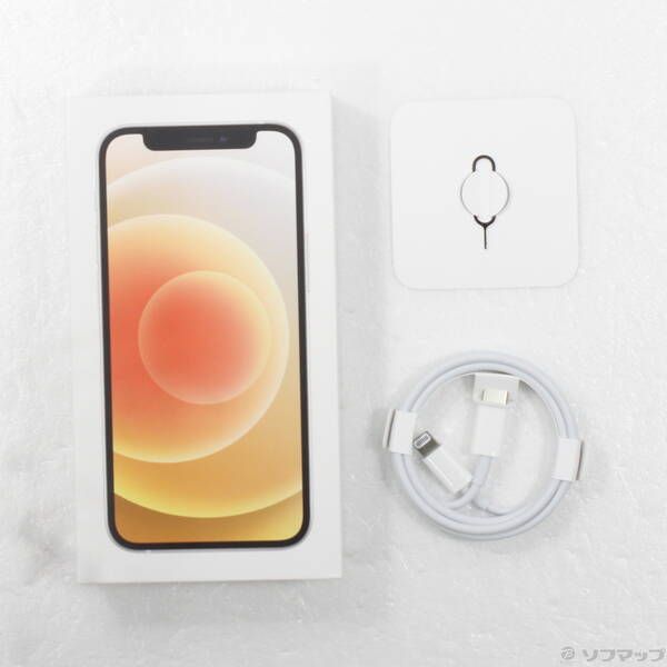 中古品〕 iPhone12 mini 64GB ホワイト MGA63J／A SIMフリー【269