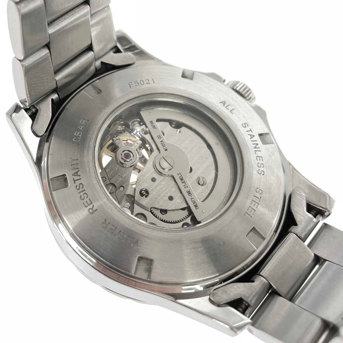 FURBO DESIGN フルボデザイン 自動巻腕時計 SS/ F5021 シルバーカラー