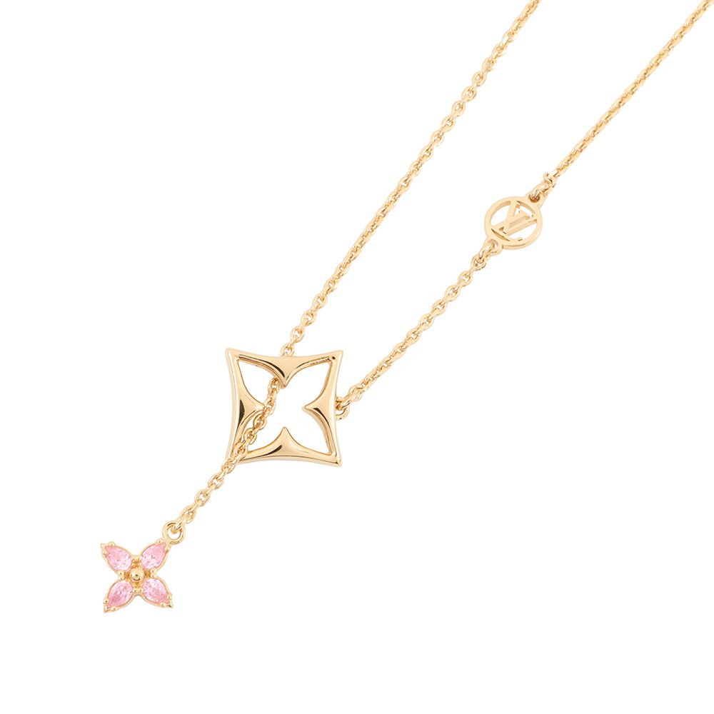 ルイヴィトン ネックレス フラワーグラム ストラス モノグラム