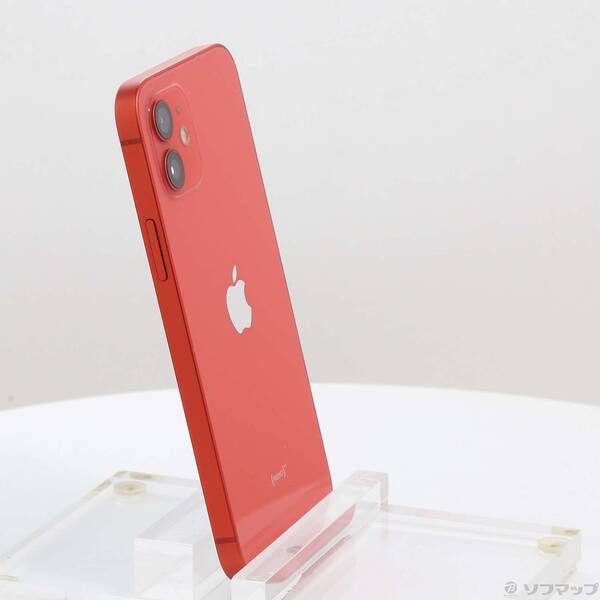 中古品〕 iPhone12 64GB プロダクトレッド MGHQ3J／A SIMフリー【368