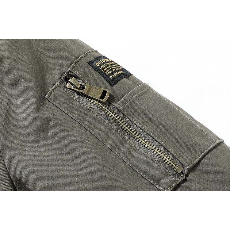  メンズ ミリタリージャケット ボアジャケット 防寒着 厚手 裏起毛 ムートンジャケット 登山 秋冬 秋物 アウトドア その他 トップス