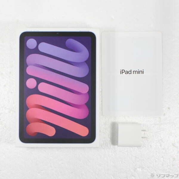 中古品〕 iPad mini 第6世代 64GB パープル MK7R3J／A Wi-Fi【258