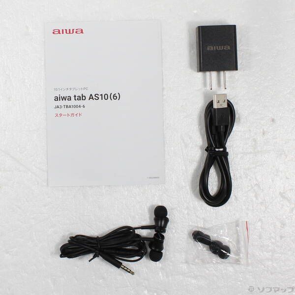  〔 品〕 aiwa tab AS 10 6 128 GB ミッドナイト JA 3 TBA 1004 Wi Fi 305 Androidタブレット本体 タブレット