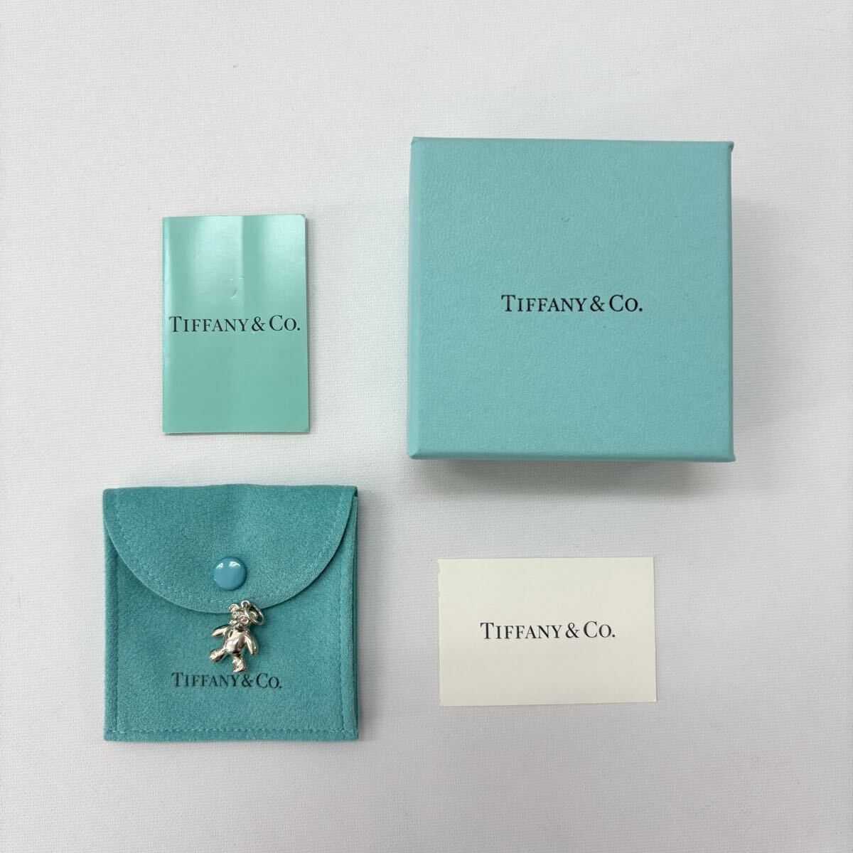 美品 TIFFANY＆Co ティファニー 925 テディベア ペンダント トップ