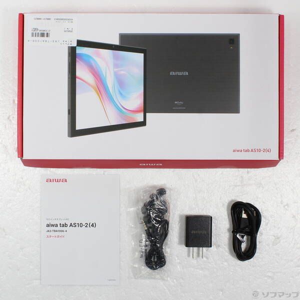  〔 品〕 aiwa tab AS 10 2 4 64 GB グレー JA 3 TBA 1006 Wi Fi 262 Androidタブレット本体 タブレット