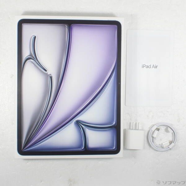 Air iPad 13インチ 256GB 第1世代 スペースグレイ （第1世代&frasl;M2&frasl;2024） Wi-Fiモデル Wi- MV2D3J／A 中古品〕 ソフマップ Apple 〔中古品〕 ブルー Wi