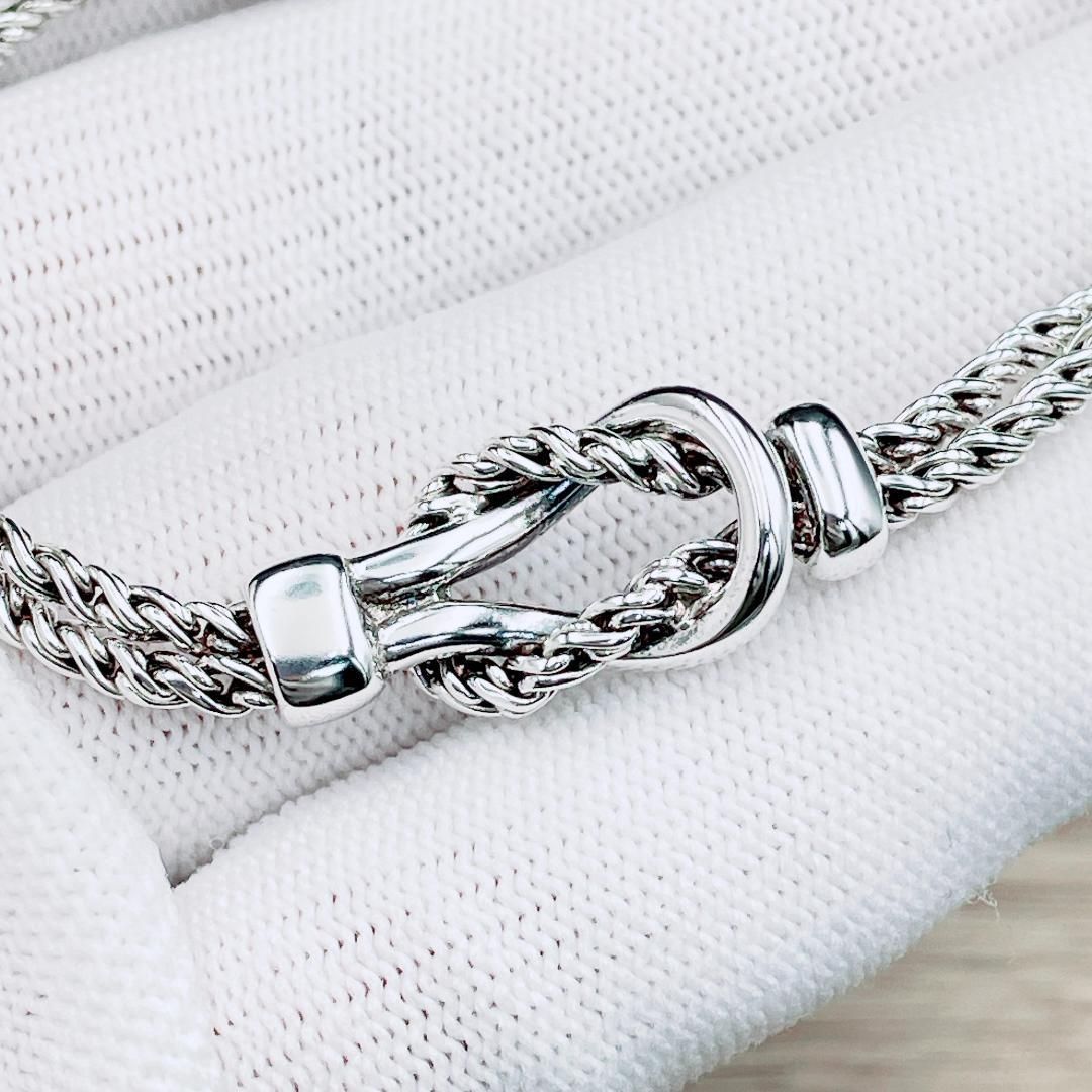 ◇ティファニー◇新品仕上済 Tiffany&Co. ダブルロープ センターノット ◇ティファニー◇新品仕上済 Tiffany&Co. ダブルロープ センターノット