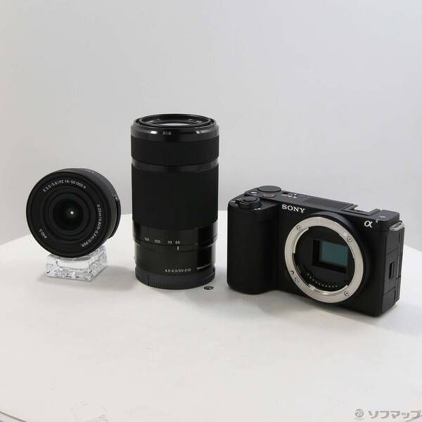 〔 品〕 VLOGCAM ZV E 10 II ダブルズームレンズキット ブラック M 2 X B 198
