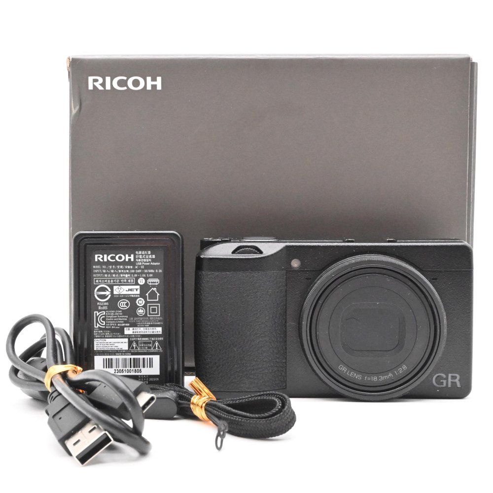 RICOH GR III デジタルカメラ APS Cサイズ大型CMOSセンサー搭載 ストリートスナップシュータ― 高速AF 高解像 3