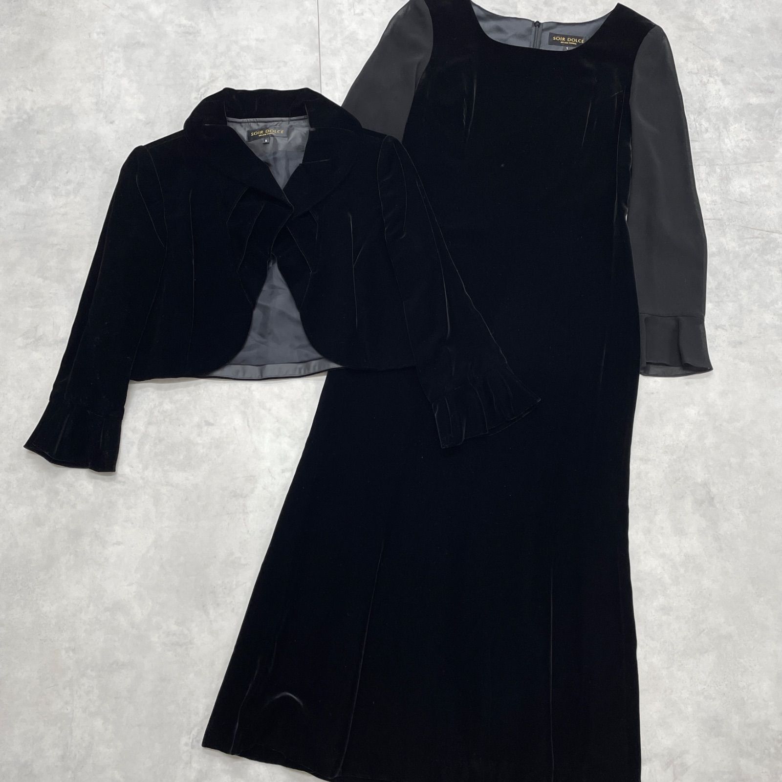 SOIR DOLCE ソワールドルチェ 東京ソワール セットアップ 長袖