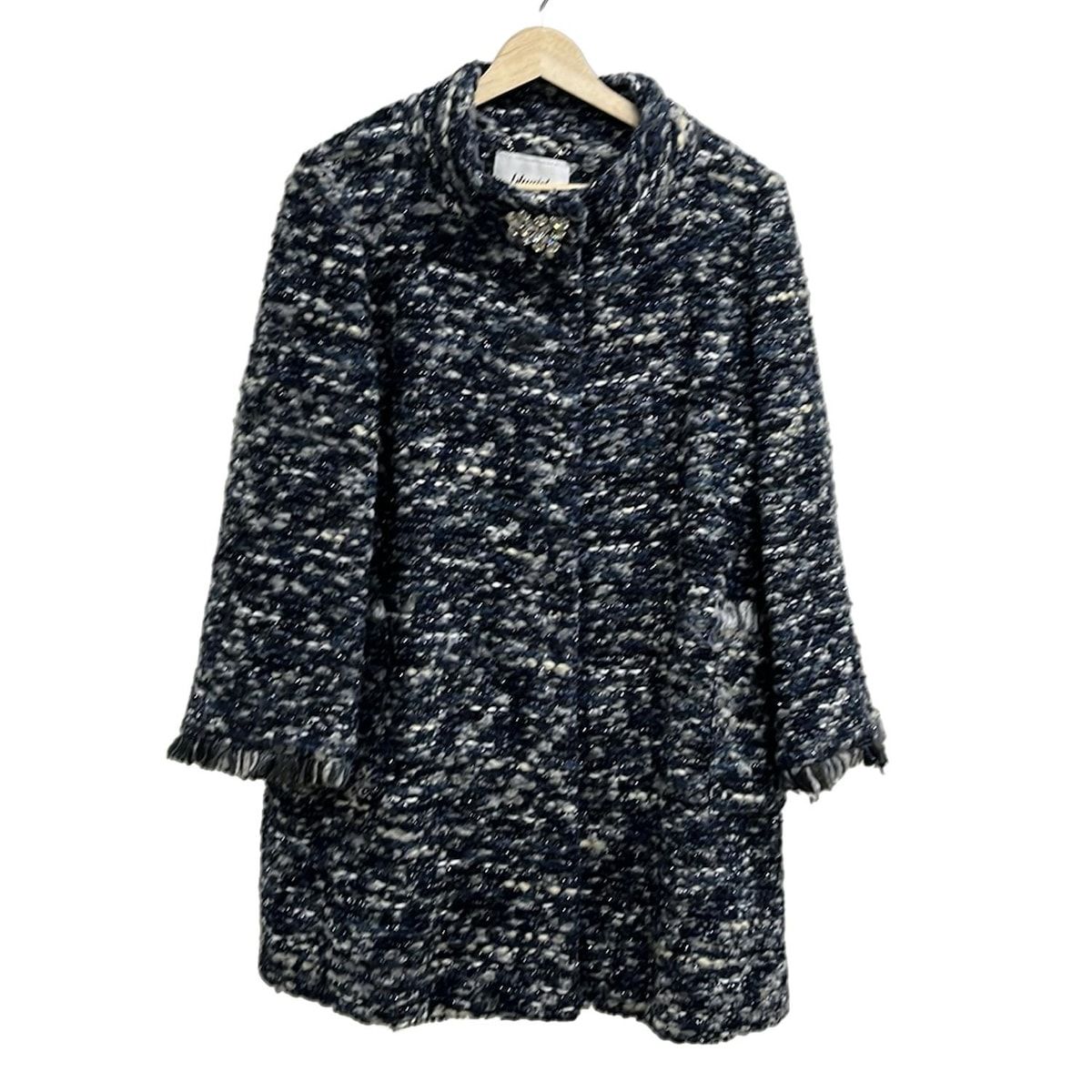 ブルーガールブルマリン コート サイズI44 L レディース美品