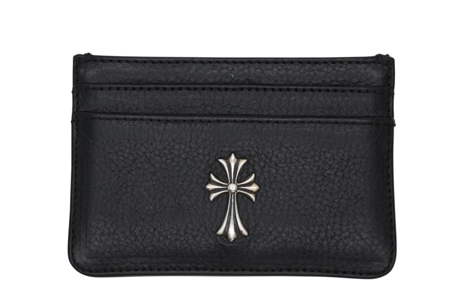 CHROME HEARTS クロムハーツ DOUBLE SIDE ダブルサイド タイニー クロス カードケース シルバー925 4 b 009693