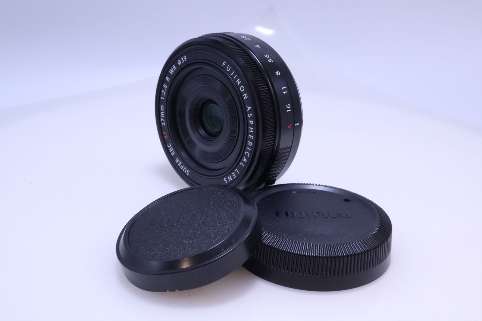 XF 27 mm F 2.8 R WR 交換レンズ フジノン 単焦点 パンケーキ 防塵防滴耐低温 絞りリング