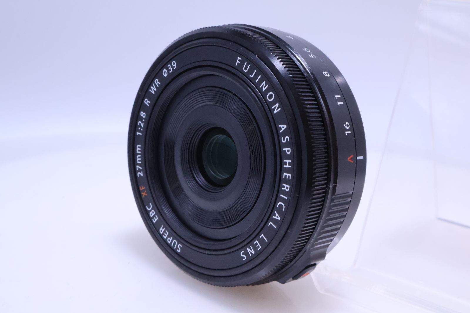 XF 27 mm F 2 8 R WR 交換レンズ フジノン 単焦点 パンケーキ 防塵防滴耐低温 絞りリング