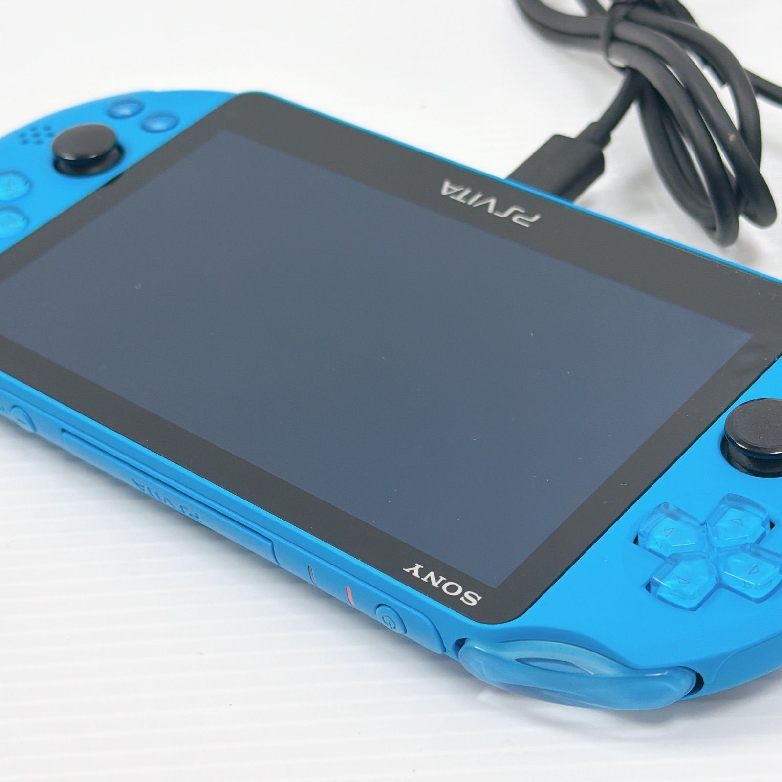 PSVITA PCH 2000 アクアブルー 外装 画面美品 PlayStation Vita FW3.74