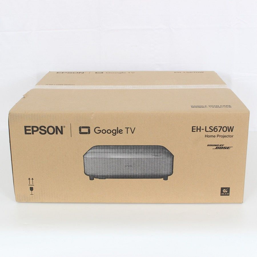 EPSON Lifestudio Grand EH LS 670 W ホワイト 超短焦点ホームプロジェクター エプソン ライフスタジオ 本体