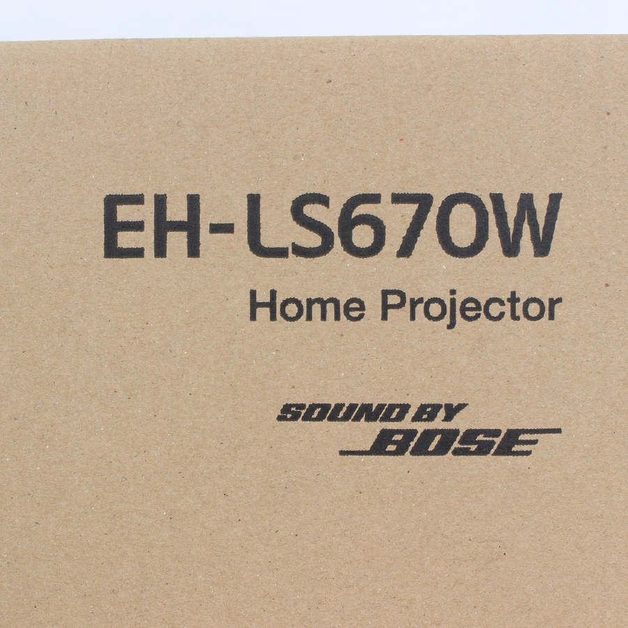 EPSON Lifestudio Grand EH-LS 670 W ホワイト 超短焦点ホームプロジェクター エプソン ライフスタジオ 本体 棚付きテレビ台 プロジェクター本体 