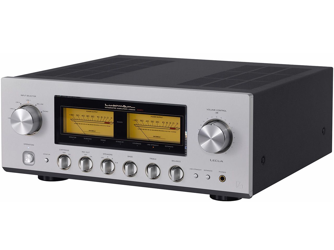 展示 LUXMAN L-550 AXII AX MARKII 定価 43万 ブラスターホワイト プリメインアンプ