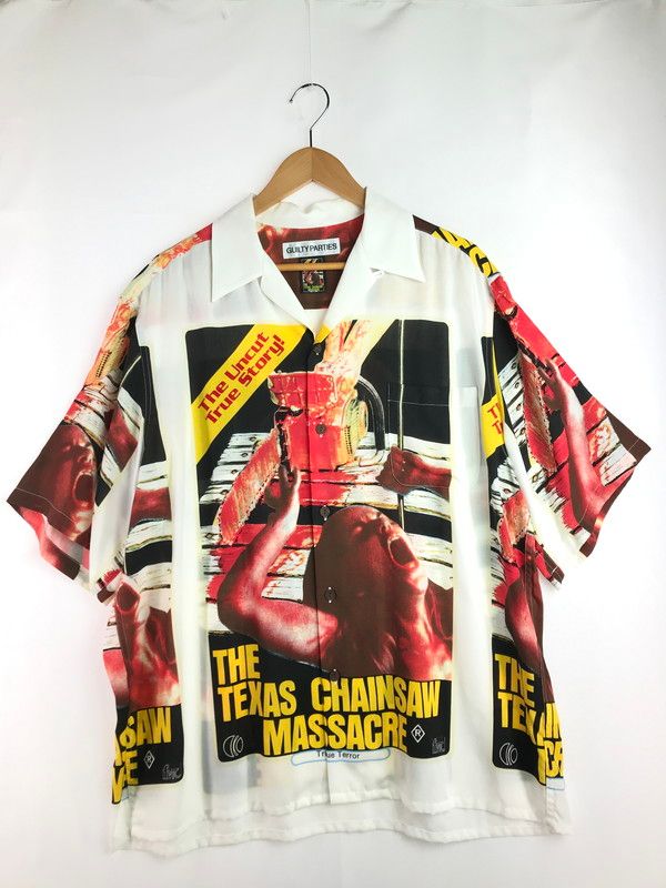 品 WACKO MARIA ワコマリア 映画 悪魔のいけにえ コラボ THE TEXAS S SHIRT ハワイアン シャツ 142 251203 rt 16 tag