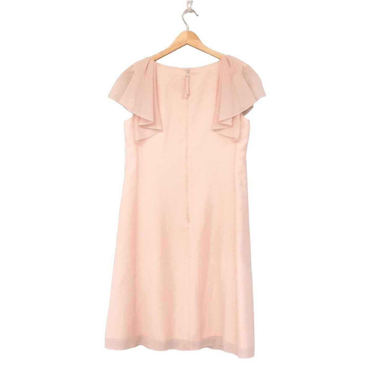 FOXEY フォクシー ワンピース サイズ40 M レディース 37965 ライトピンク クルーネック 半袖 ロング