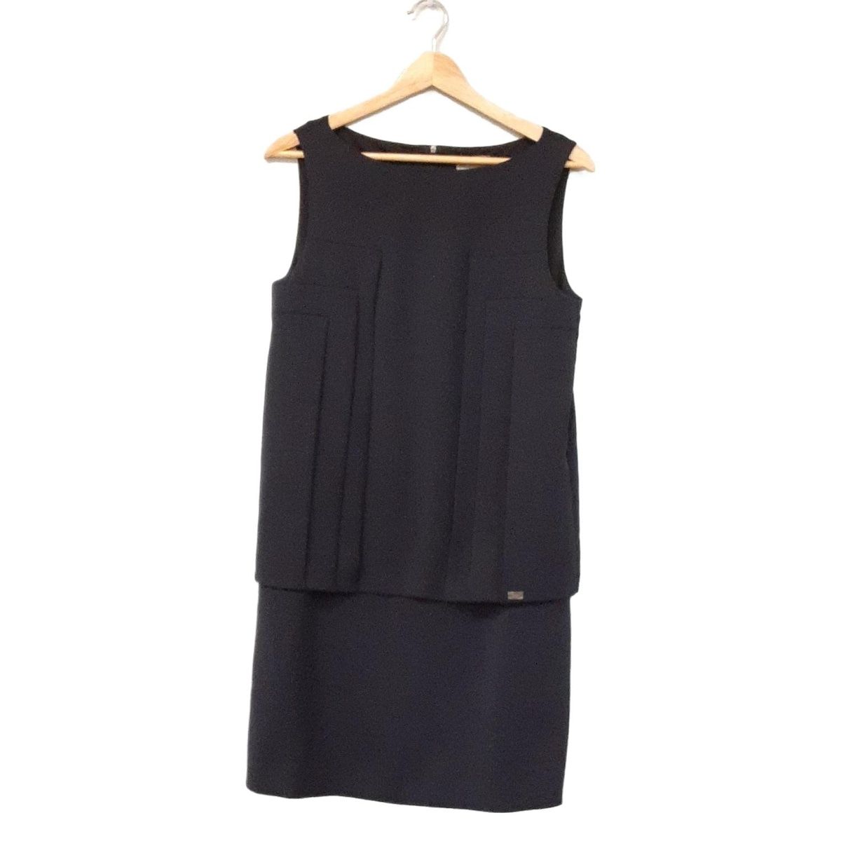 DAISY LIN デイジーリン ワンピース サイズ40 M レディース - ダークネイビー クルーネック ノースリーブ ひざ丈