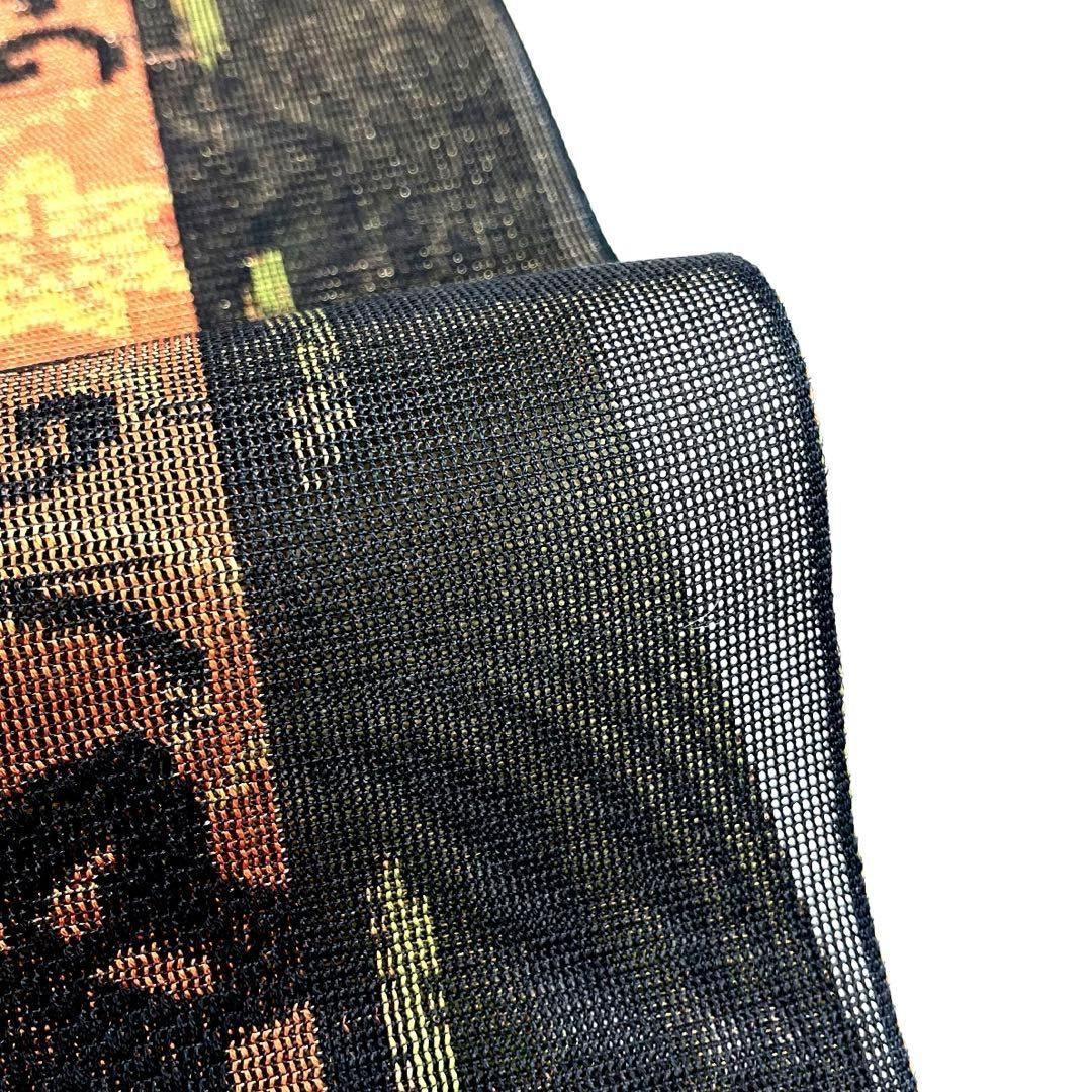 着物と帯 時流】SN25927s◇正絹 八寸夏名古屋帯◇紗 全通 未使用品