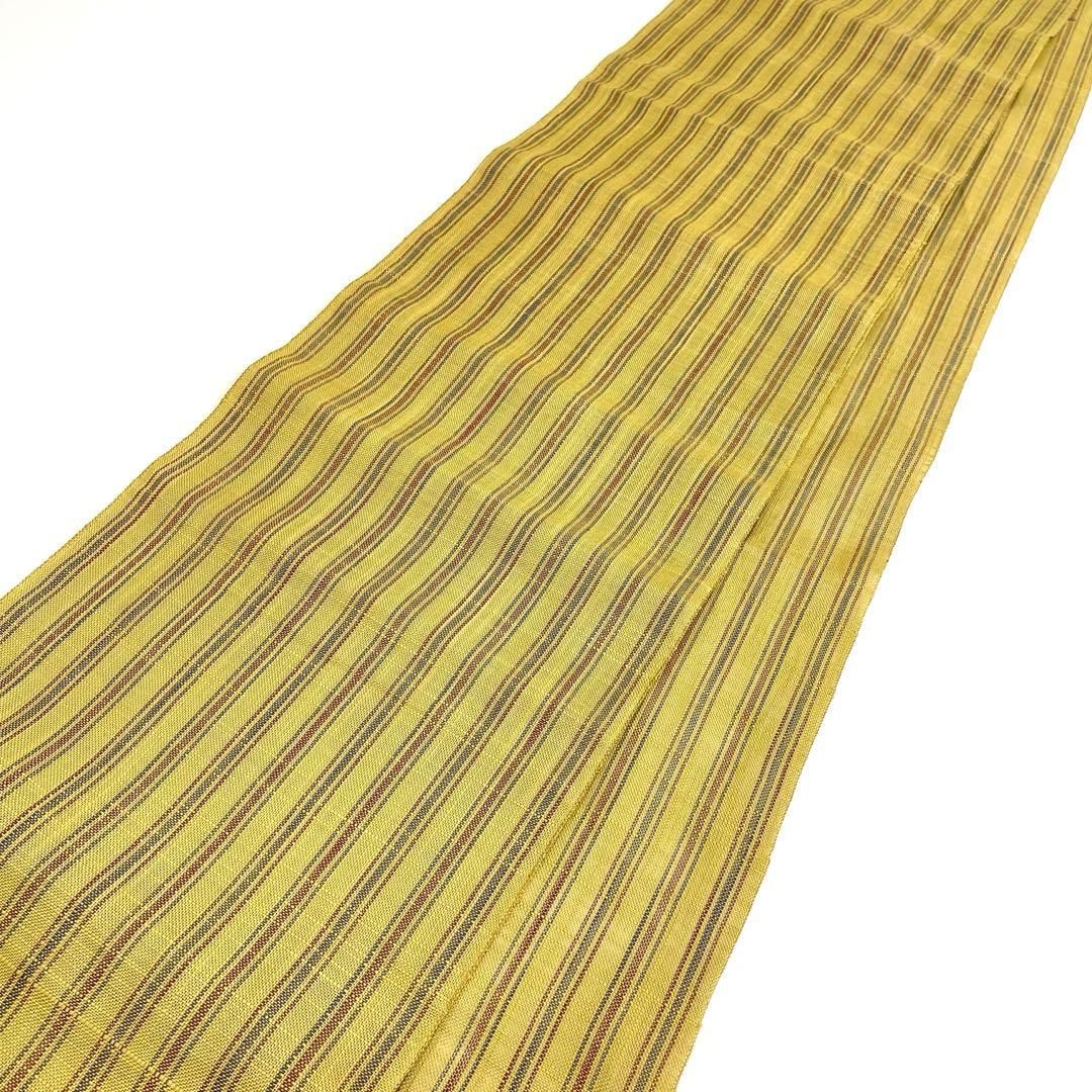 着物と帯 時流】SN25926s◇正絹 八寸夏名古屋帯◇全通 透け感少 美品