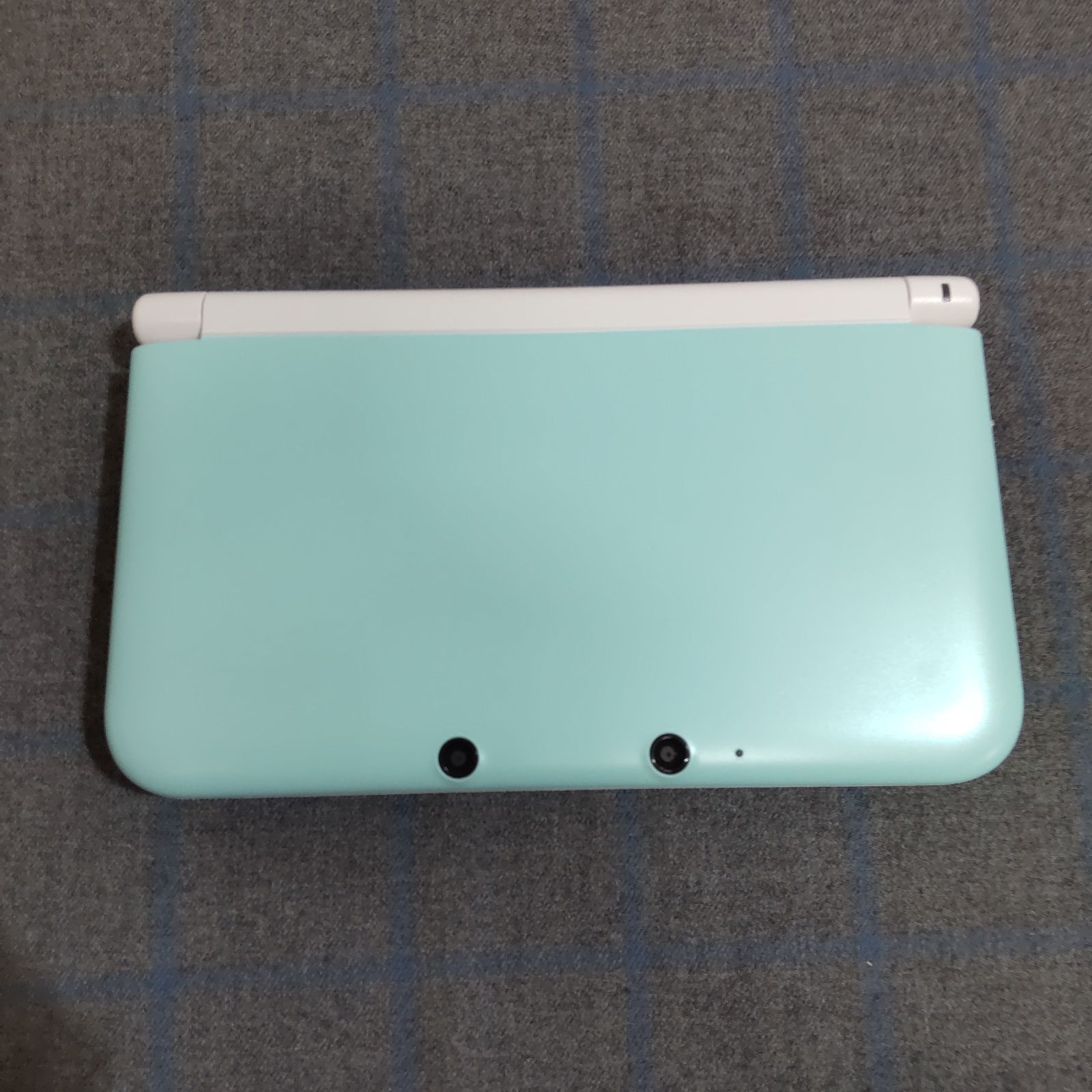 完品 Nintendo 任天堂 ニンテンドー3 DSLL ミント×ホワイト 箱あり L 1515