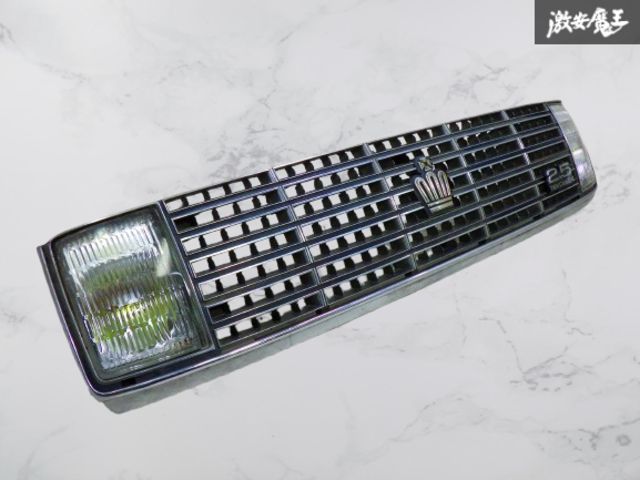 レンズ割れ無】 トヨタ 純正 MS135 クラウン フロントグリル 外装