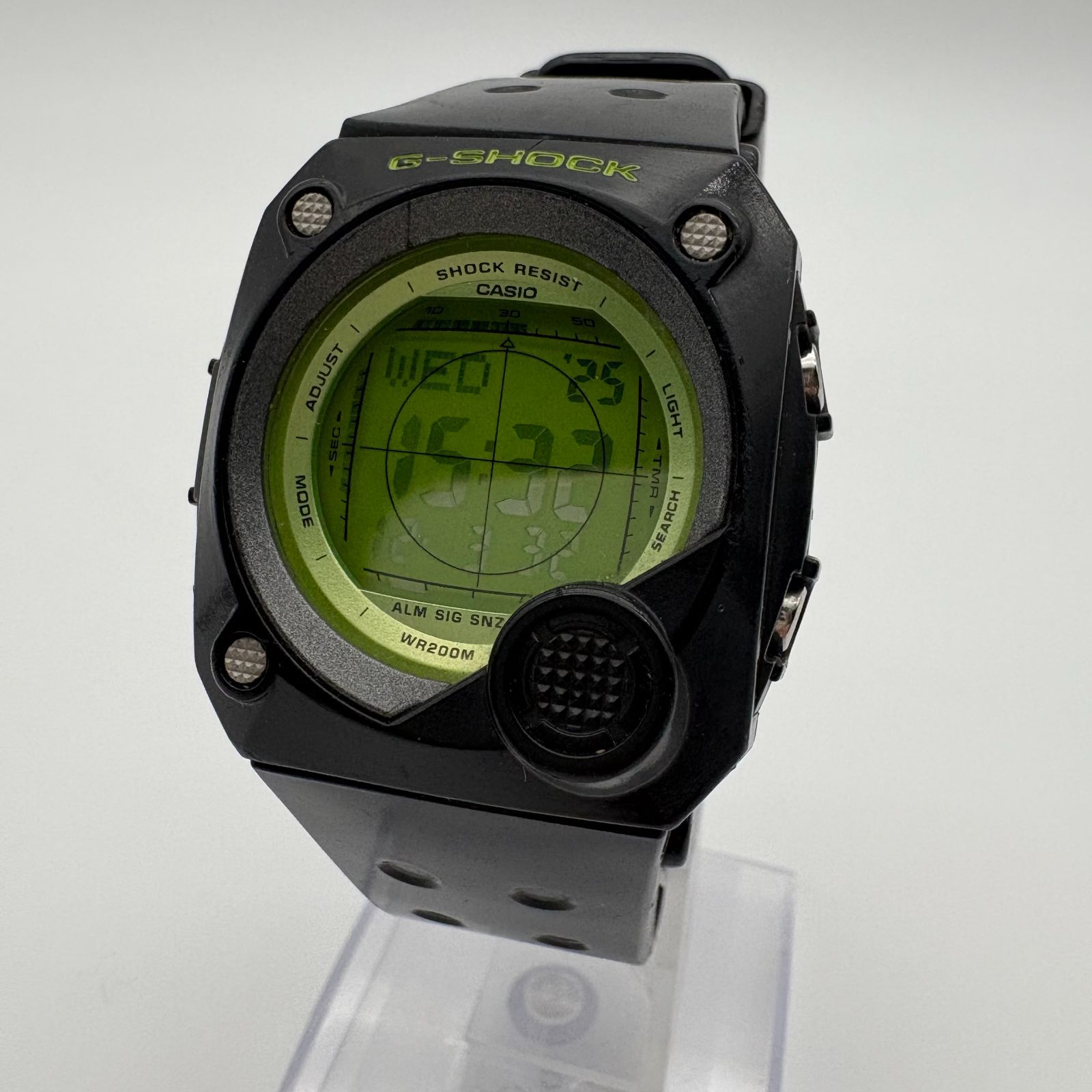 CASIO G-SHOCK G-8000Bブラック/グリーン (海外モデル希少) CASIO G-SHOCK G-8000B カシオ ジーショック 海外モデル 腕時計