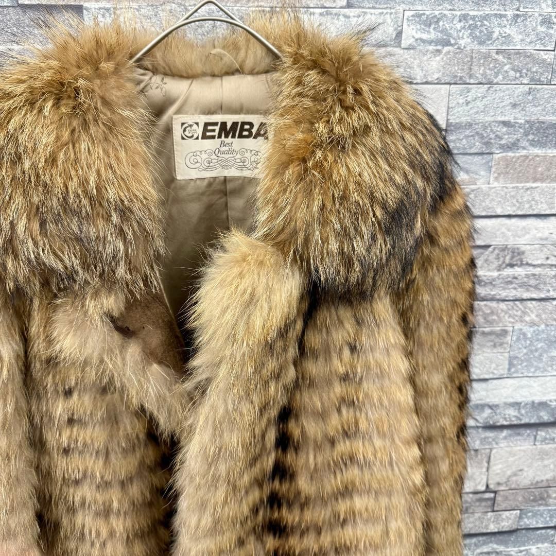 EMBA エンバ リアルファーコート 毛皮ジャケット アウター アニマル