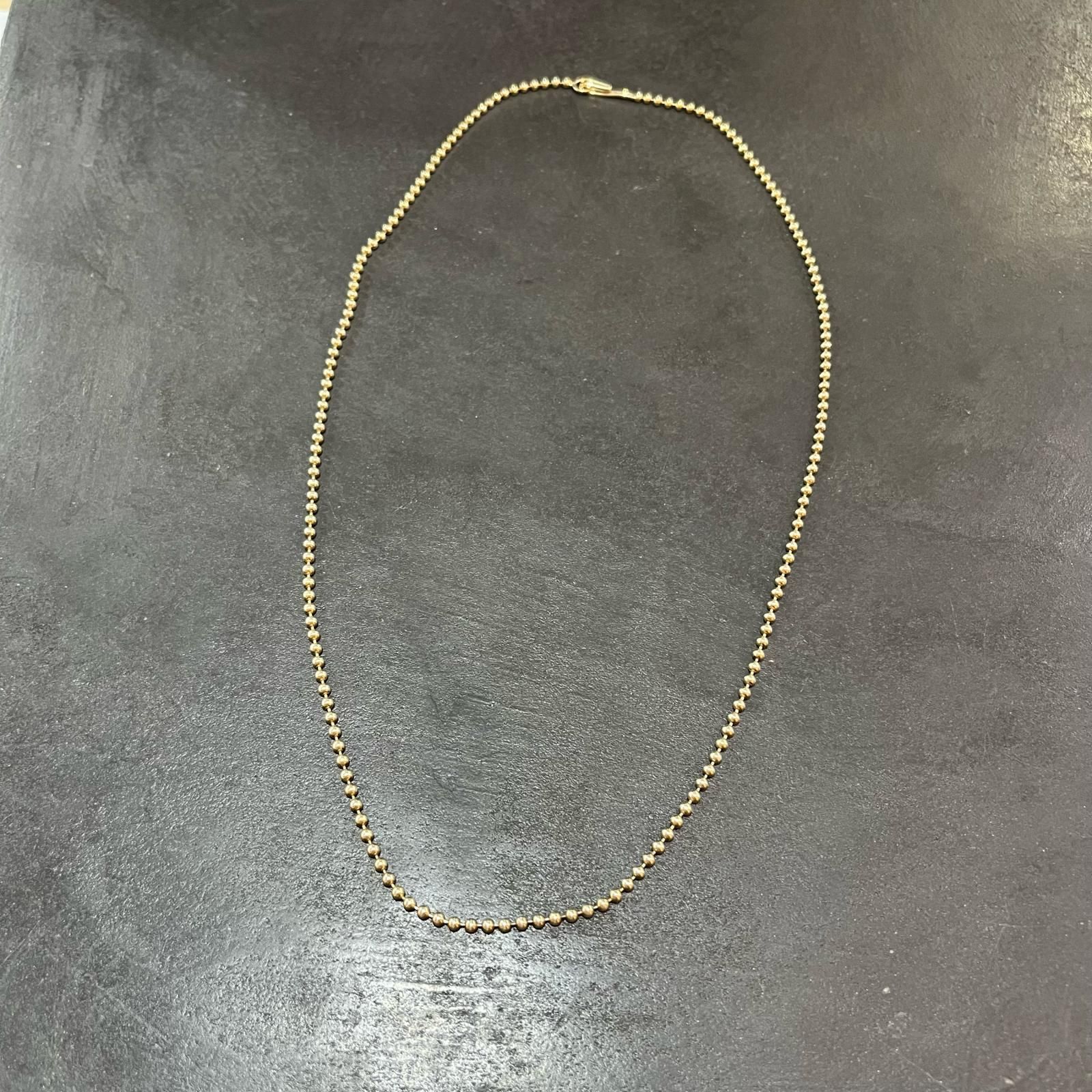 参考上代132000円 CAREERING × FRAGMENT DESIGN ボールチェーン