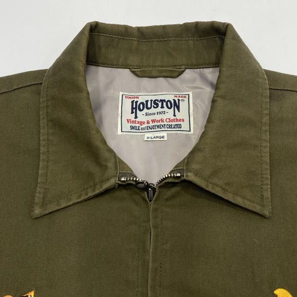 中古】HOUSTON ベトジャン オリーブ サイズXL 51530 ヒューストン[24