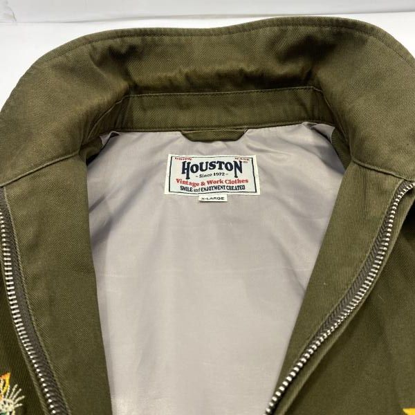中古】HOUSTON ベトジャン オリーブ サイズXL 51530 ヒューストン[24