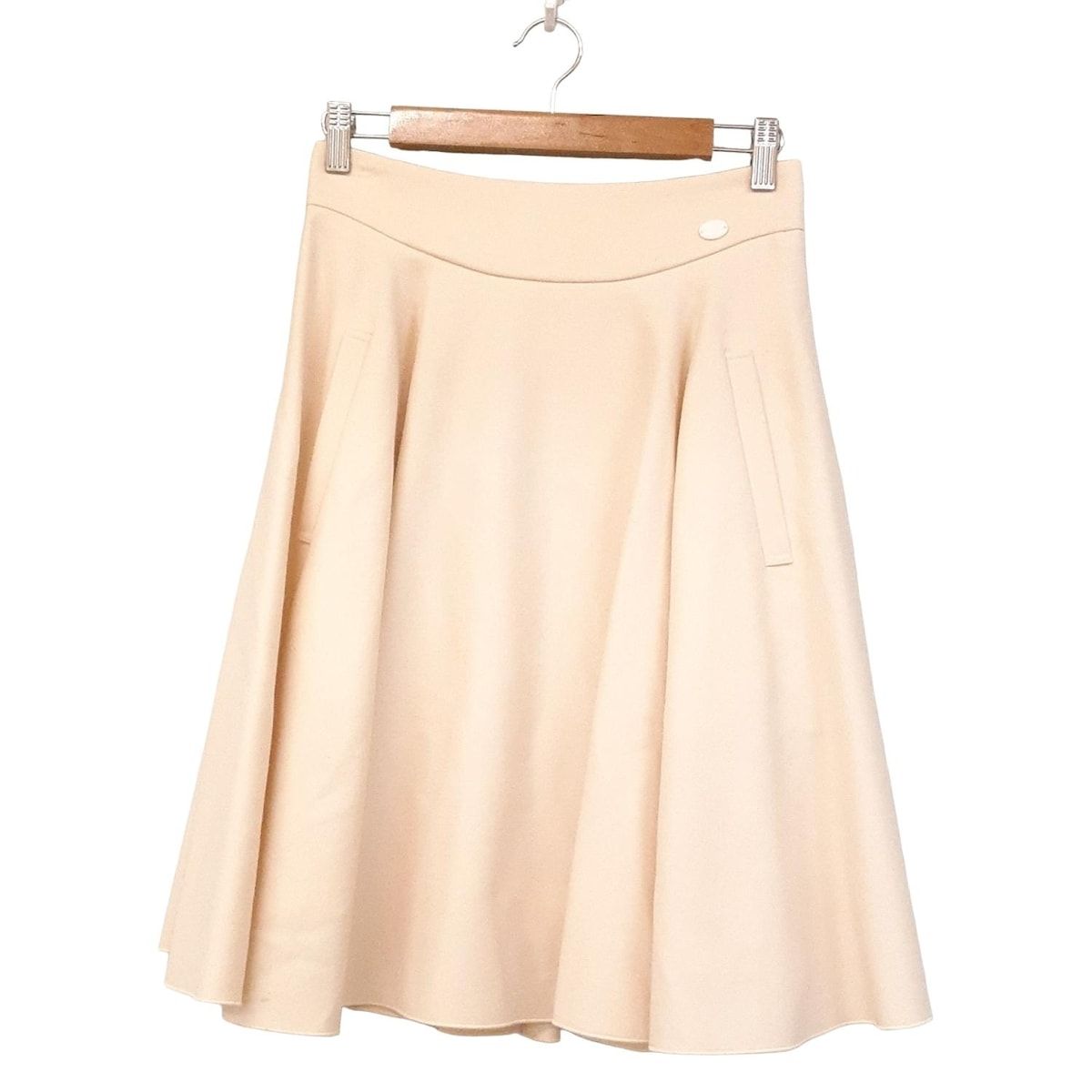 FOXEY フォクシー スカート サイズ40 M レディース - 34791 アイボリー ひざ丈