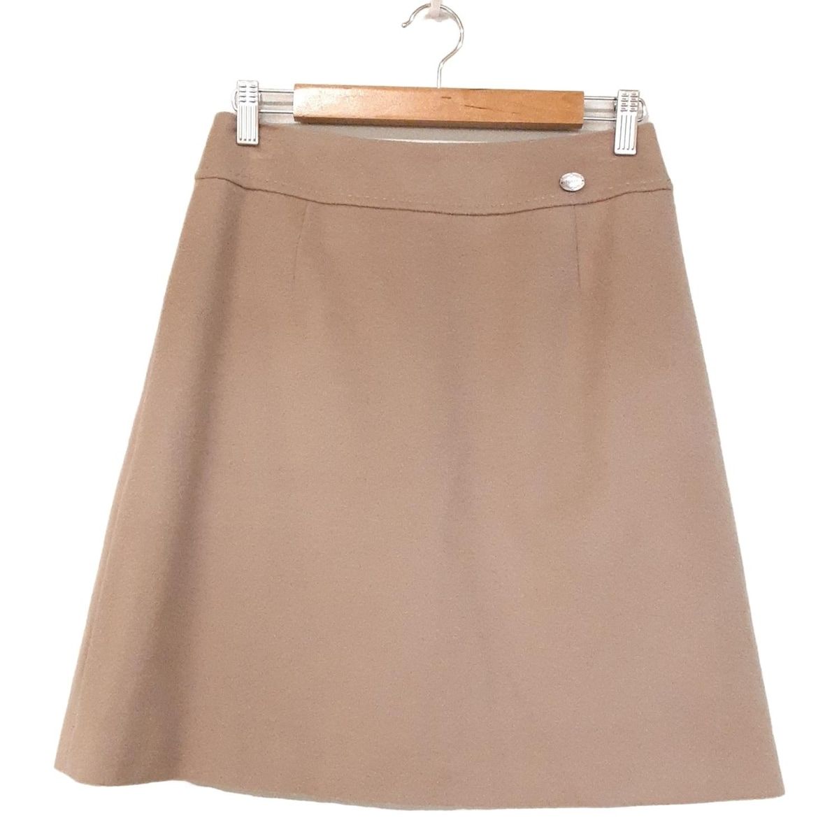 FOXEY フォクシー スカート サイズ40 M レディース - 36314 グレーベージュ ひざ丈