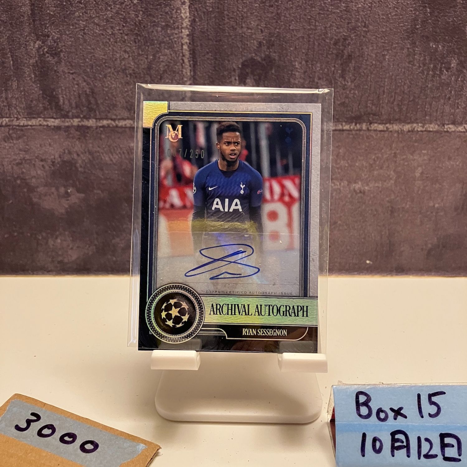 2020 Topps Museum Collection UEFA Champions League Ryan Sessegnon