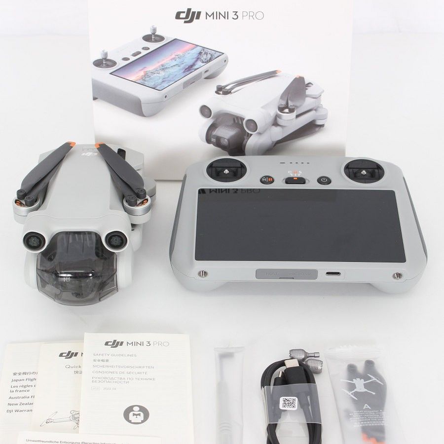DJI Mini 3 Pro RCディスプレイコントローラー付き M 16208 ドローン 空撮カメラ RC付属 本体