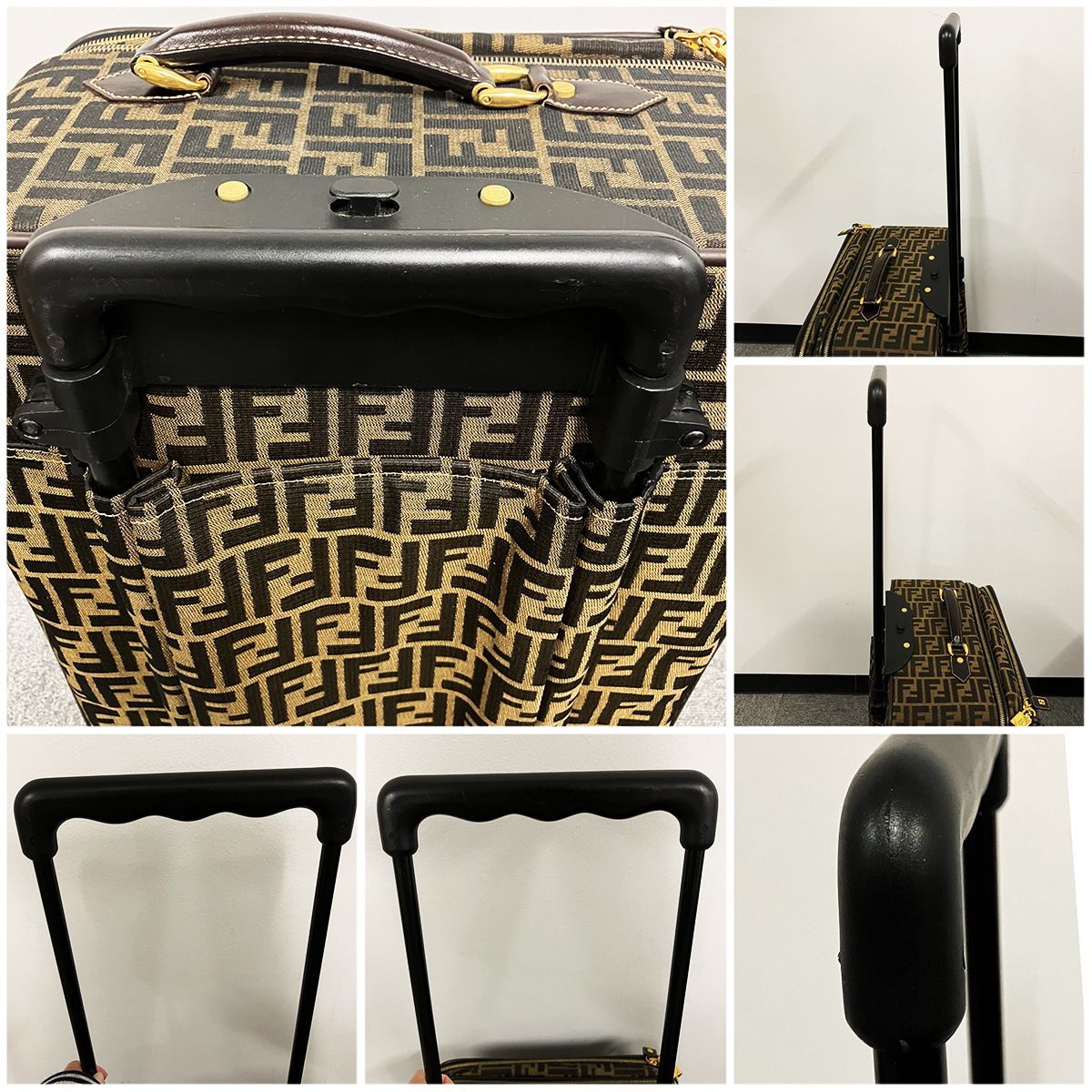 L*k様 超美品　FENDI　フェンディ　ズッカ　キャリーケース　二輪 FENDI フェンディ ズッカ キャリーケース - メルカリ