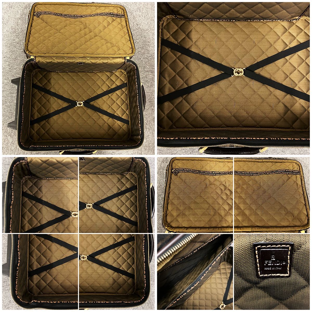 FENDI フェンディ ズッカ キャリーケース - メルカリ