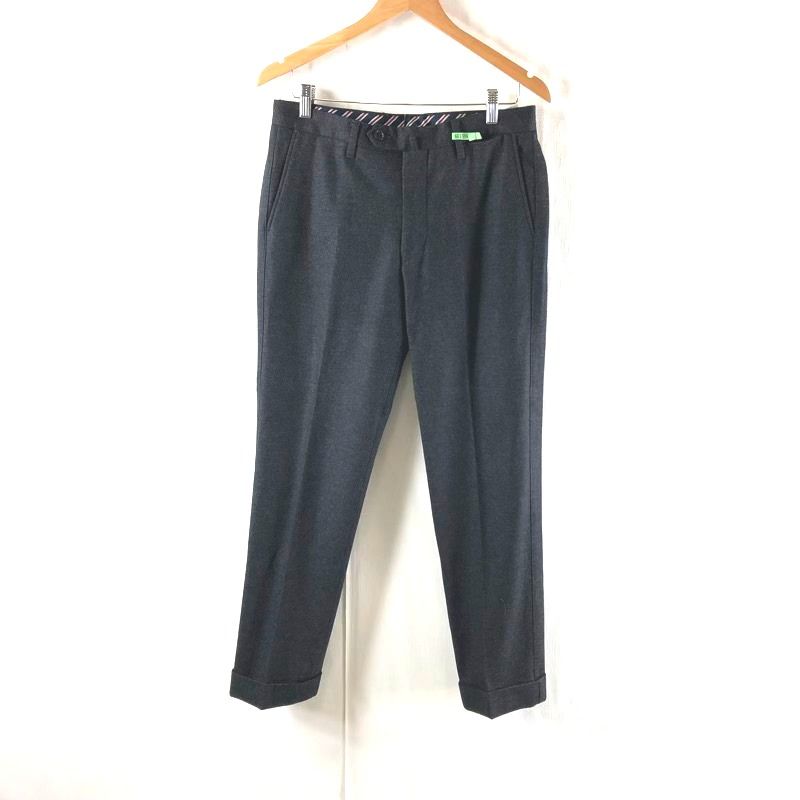 TOMORROWLAND トゥモローランド パンツ スラックス ホワイト サイズ 36 レディース 2017124K012 TOMORROWLAND トゥモローランド スラックス 紺 （トゥモローランド）の「ハードウールオックスフォード スラックスパンツ&frasl;48&frasl;ウール&frasl;BLK&frasl;61