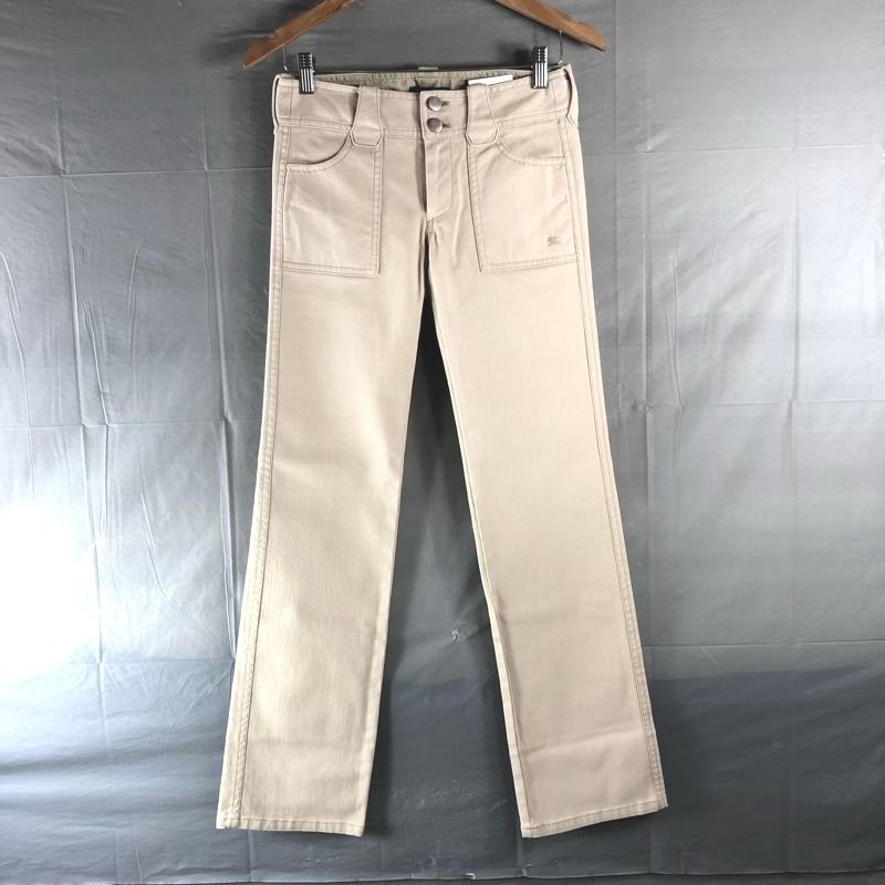 バーバリーロンドン BURBERRY LONDON パンツ チノパン ロゴ刺繡 ロゴ