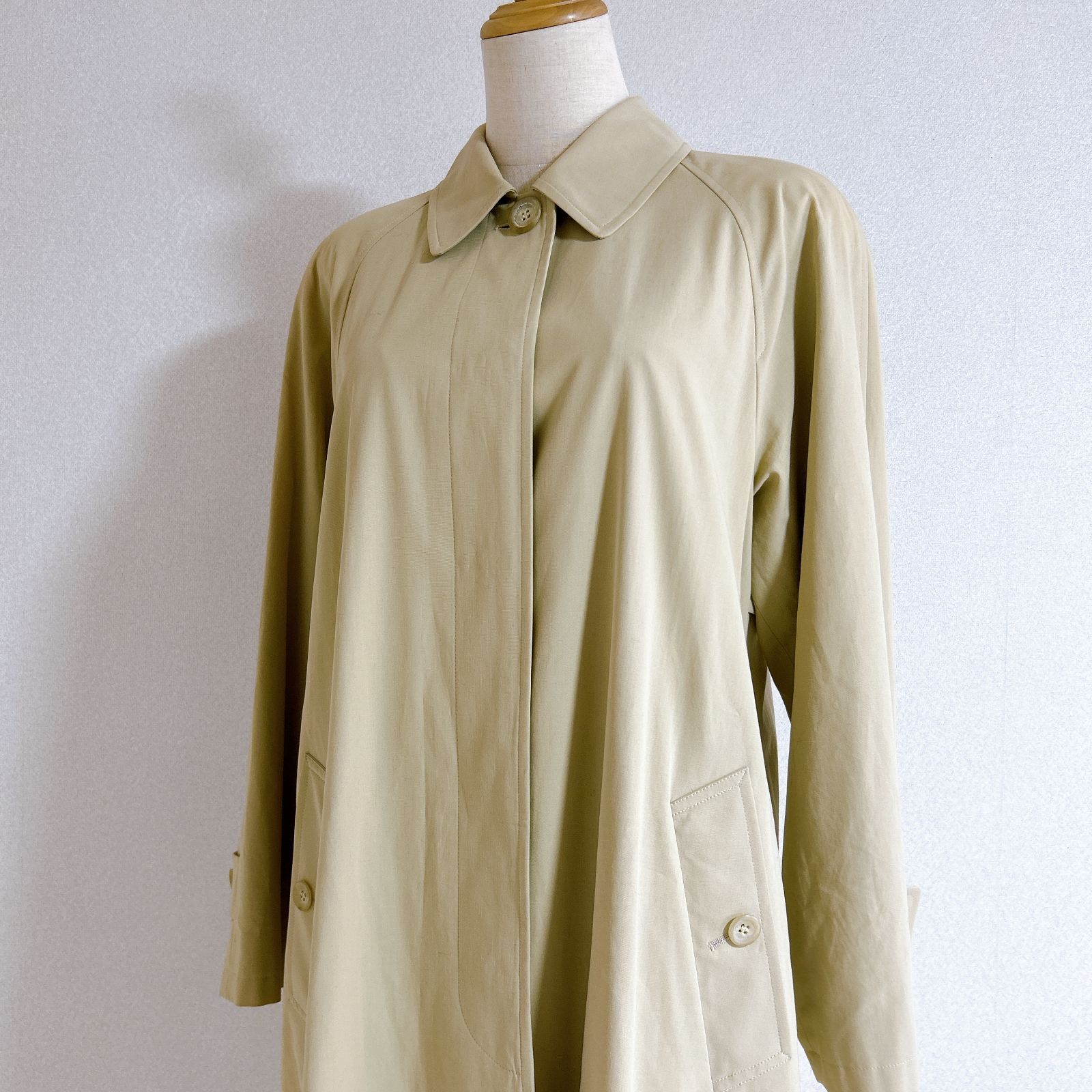 バーバリーズ コート チェスターコート ベージュ レディース 7号 綿 管理番号