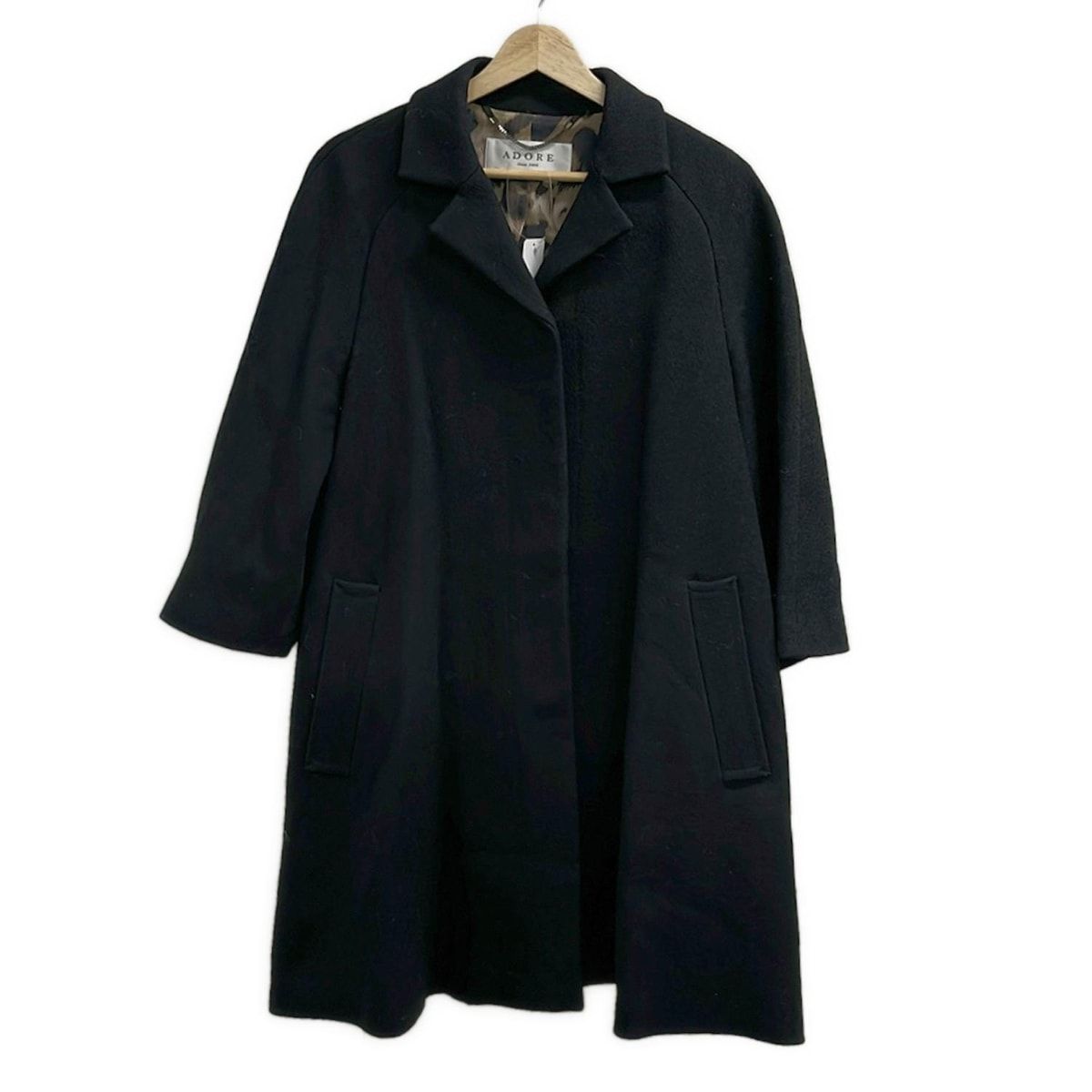 ADORE(アドーア) ストア コート サイズ38 M レディース美品 - 黒 長袖