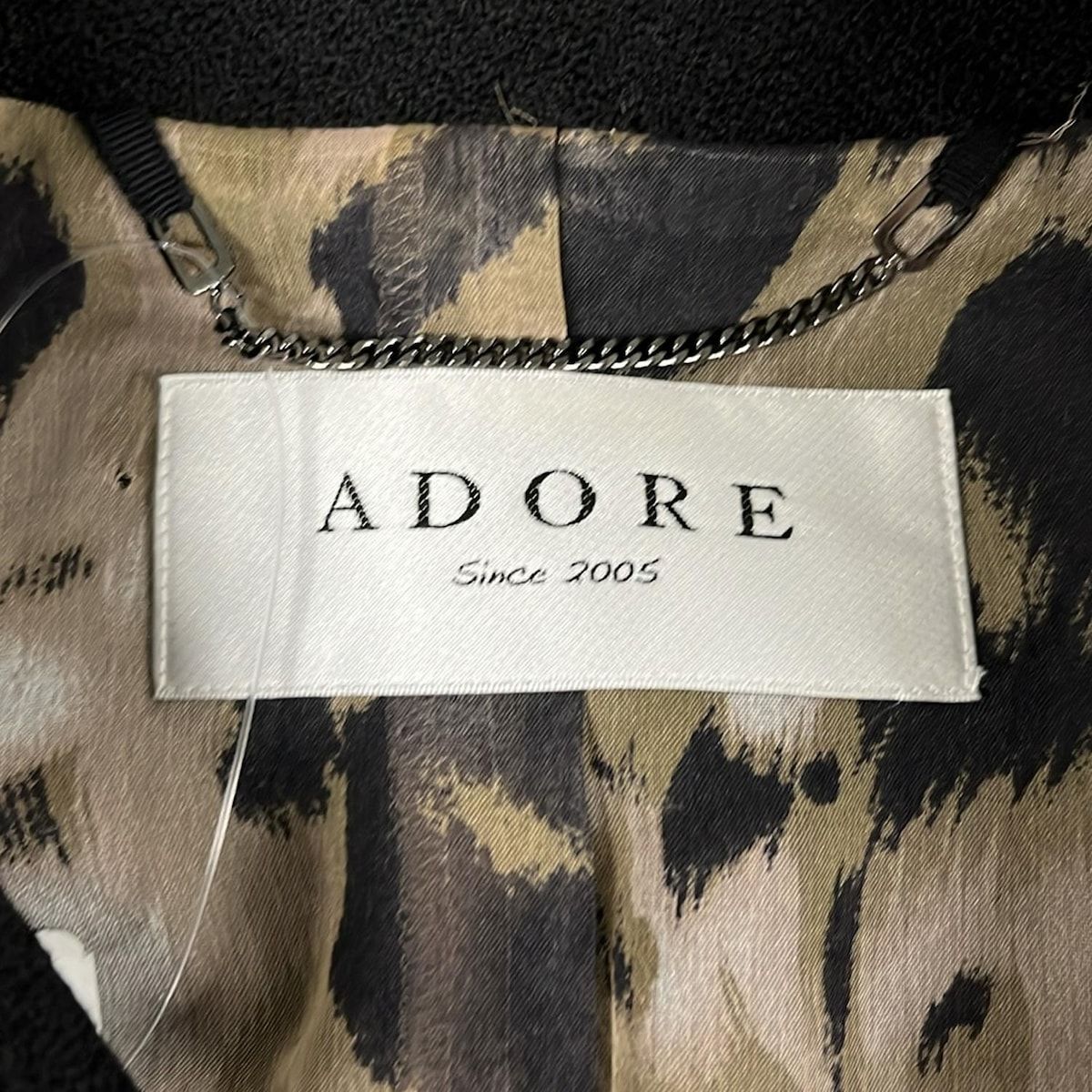 ADORE(アドーア) コート サイズ38 M レディース美品 黒 ラビットファー 