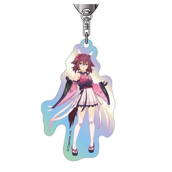 サクラチヨノオー オーロラアクリルキーホルダー ウマ娘 プリティー サクラチヨノオー オーロラアクリルキーホルダー ウマ娘 プリティー