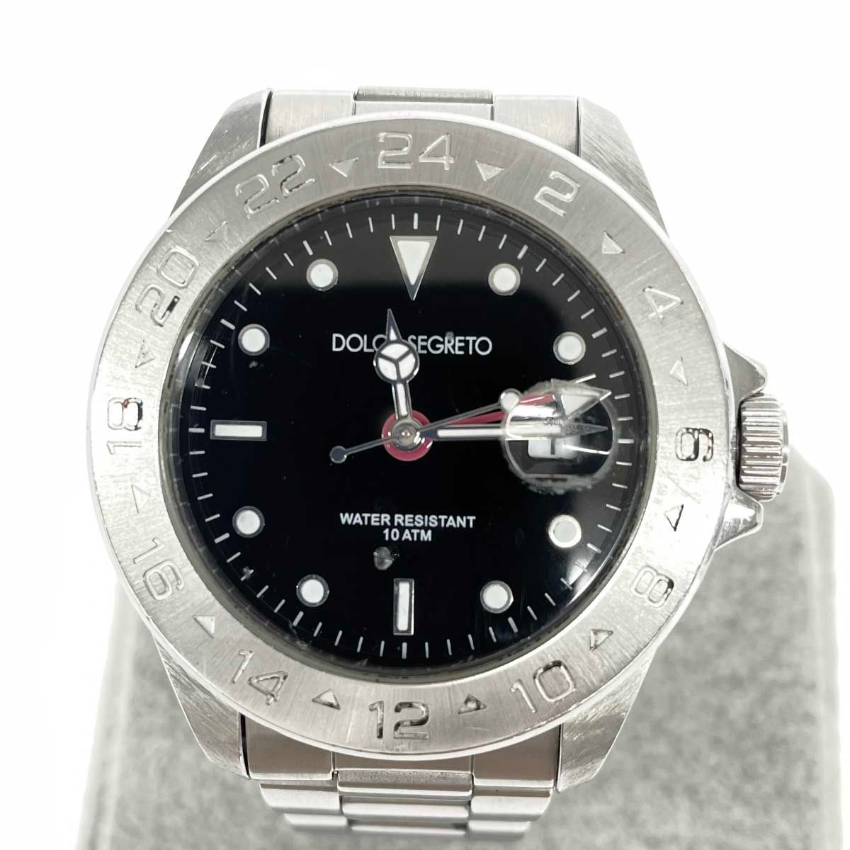 DOLCESEGRETO ドルチェセグレート 腕時計 クォーツ/SS/ EX400 シルバー