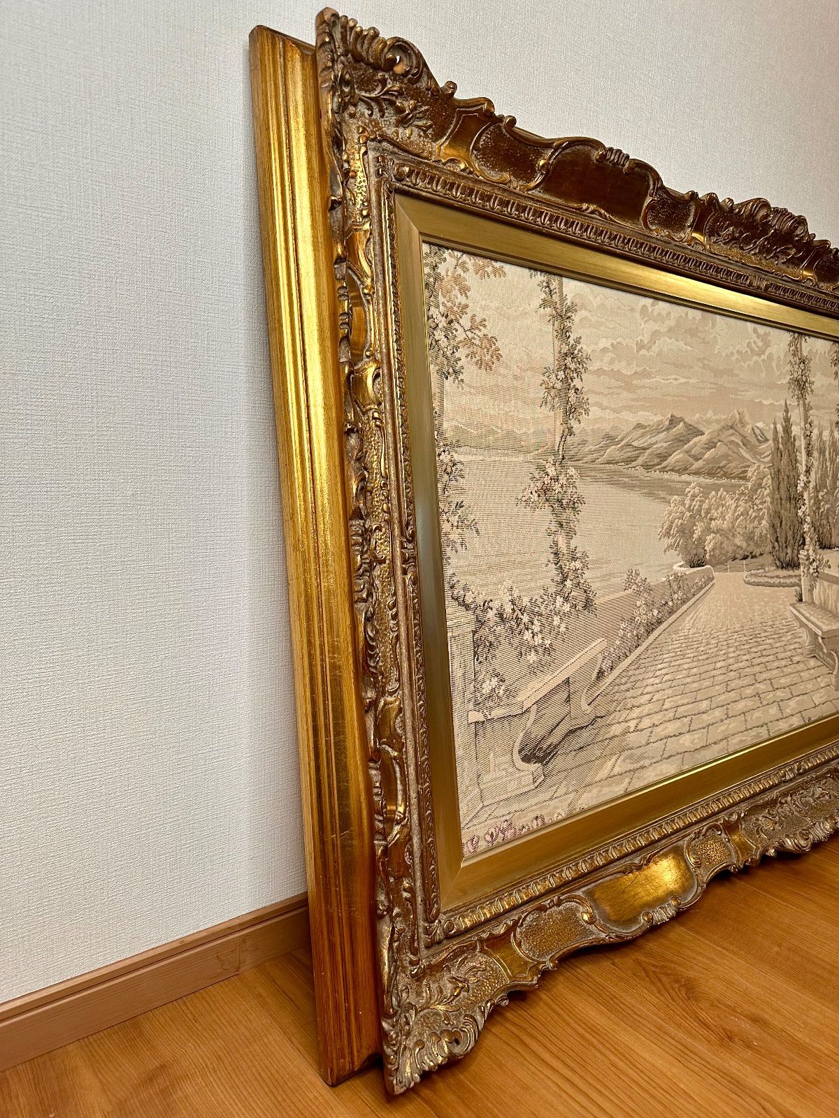 イタリア製 ゴブラン織 タペストリー 絵画 - メルカリ